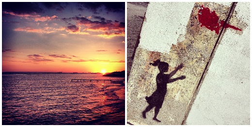 Coucher de soleil et Street art à Chypre !