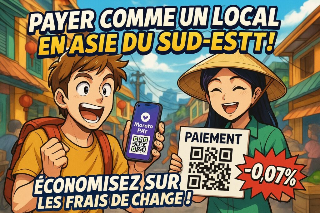 Payer avec QR code en Asie du Sud-Est