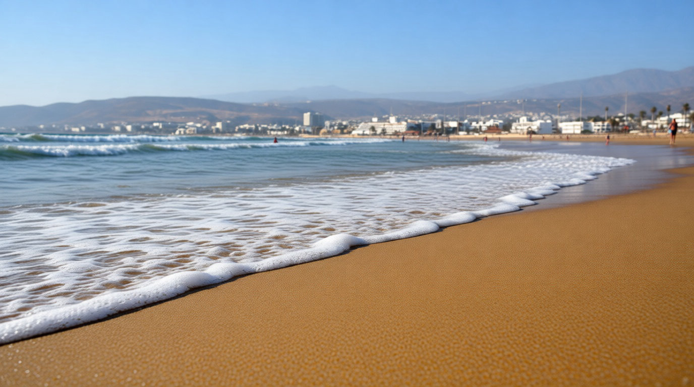 La plage d'Agadir et ses activités nautiques gratuites