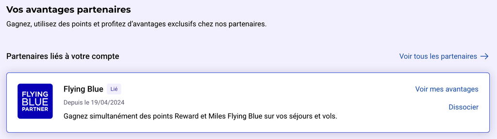 Gagnez des XP avec Accor Hotels - Lier vos comptes fidélité