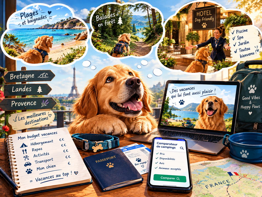 Partir en vacances avec son chien