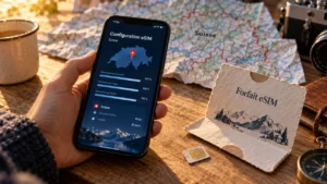 eSIM voyage suisse : comparer prix sans forfait illimité