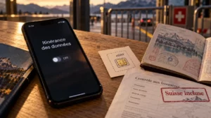 Voyage en Suisse téléphone : itinérance des données sans mauvaise surprise